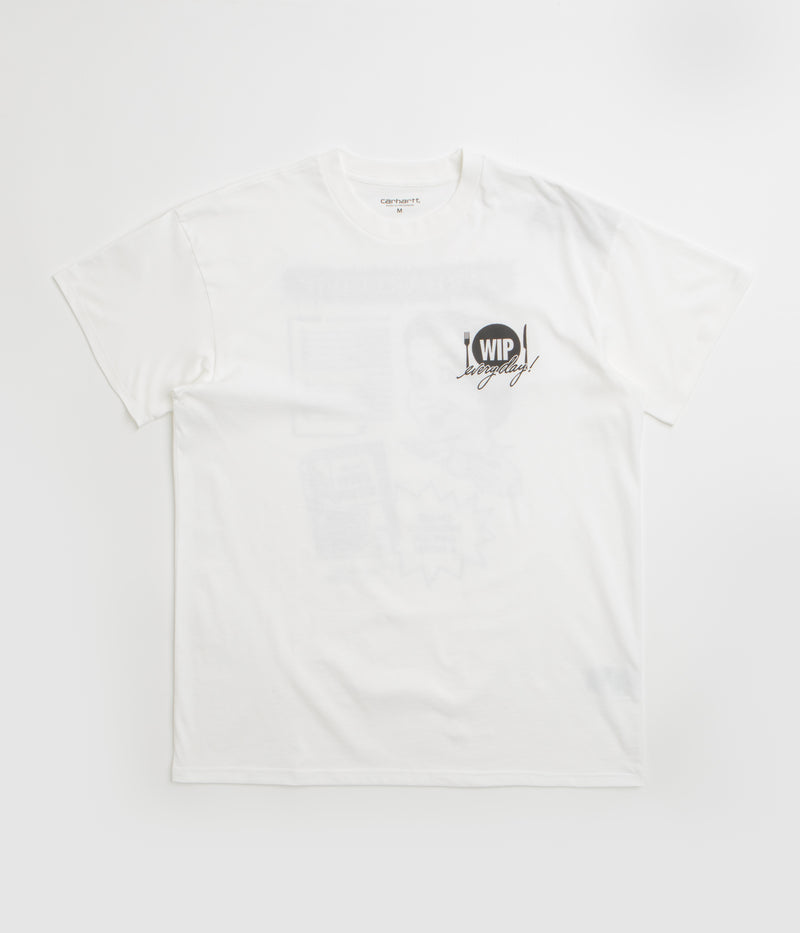 Carhartt Catalogue T-Shirt in White and Black