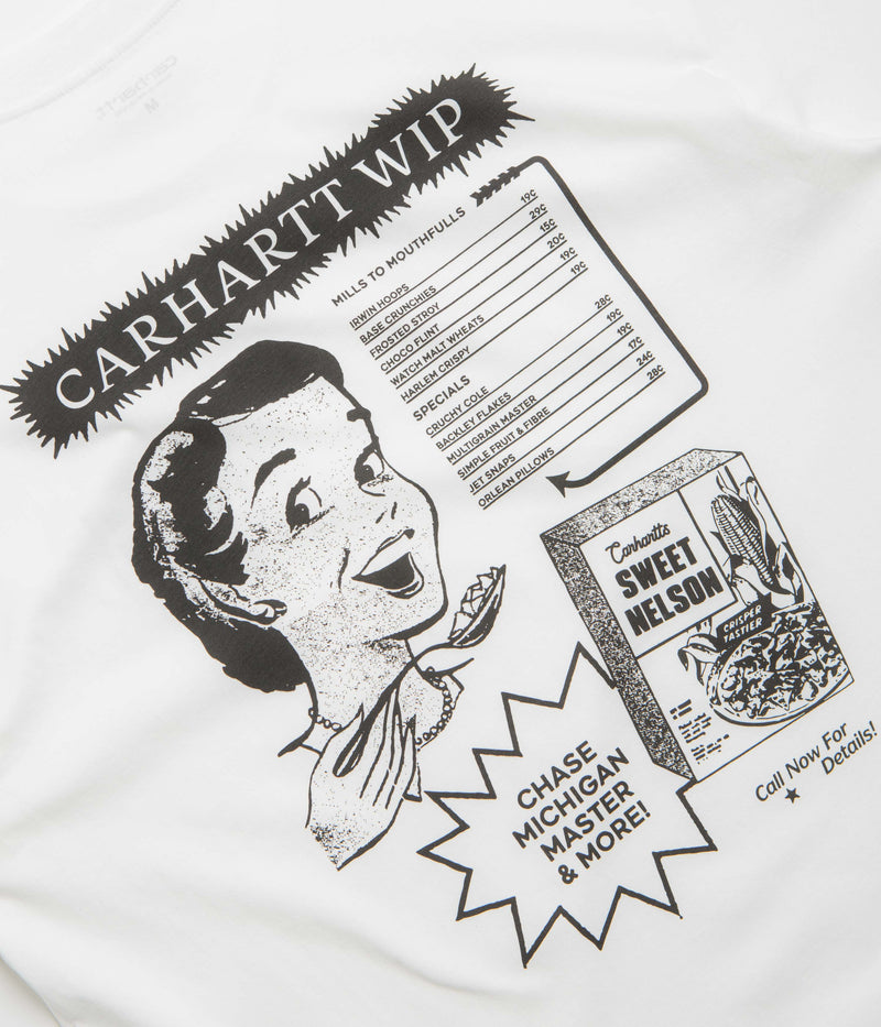 Carhartt Catalogue T-Shirt in White and Black