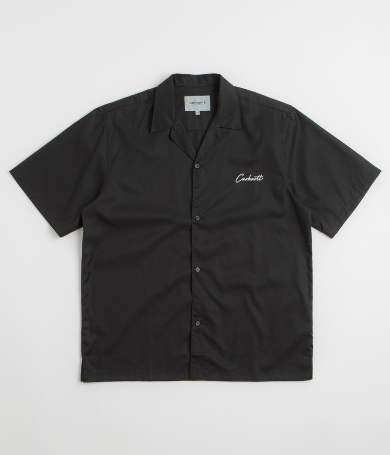 Carhartt Delray Short Sleeve Shirt in Black and White