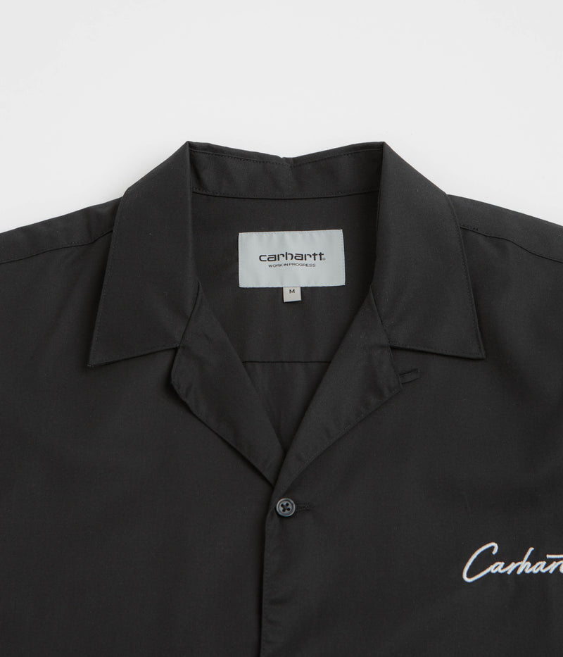 Carhartt Delray Short Sleeve Shirt in Black and White