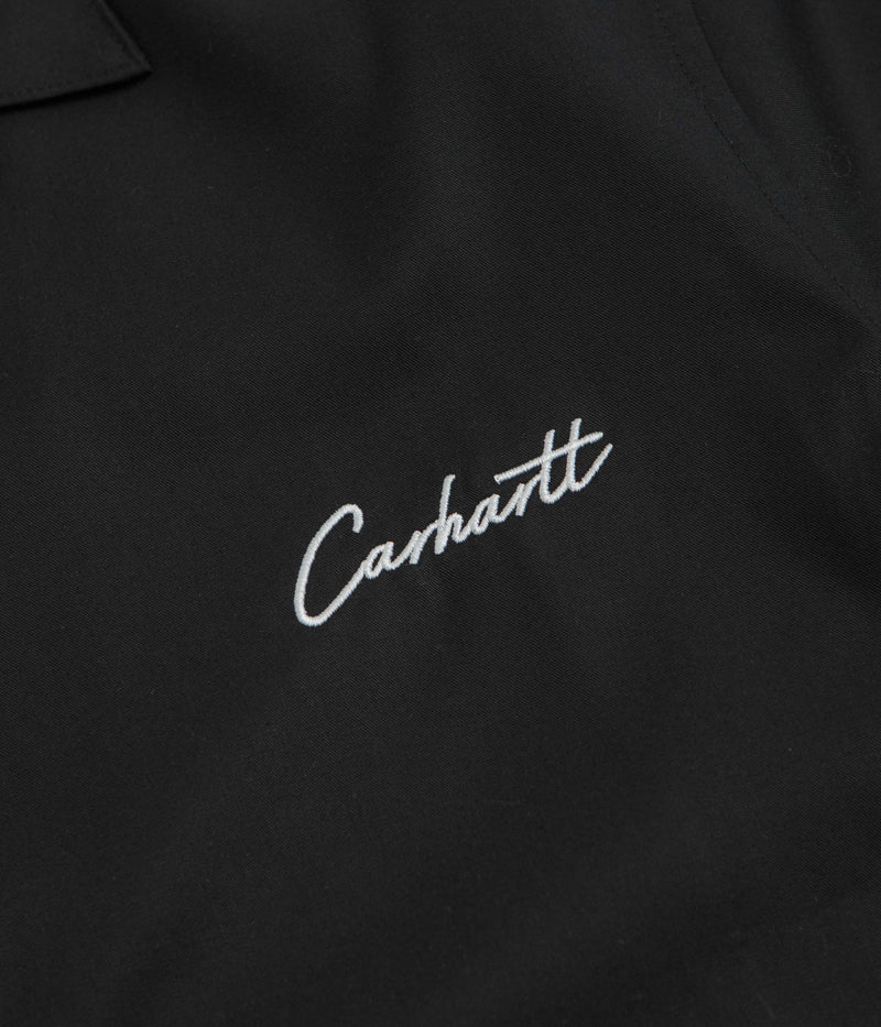 Carhartt Delray Short Sleeve Shirt in Black and White