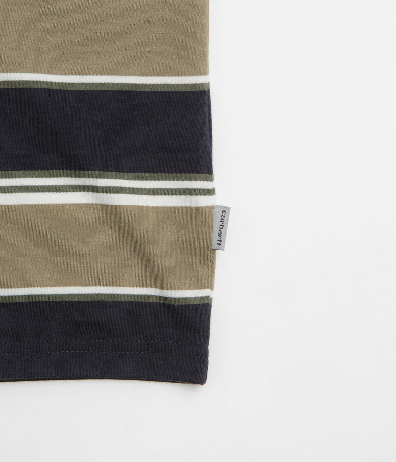 Carhartt Malone T-Shirt in Malone Stripe and Brass