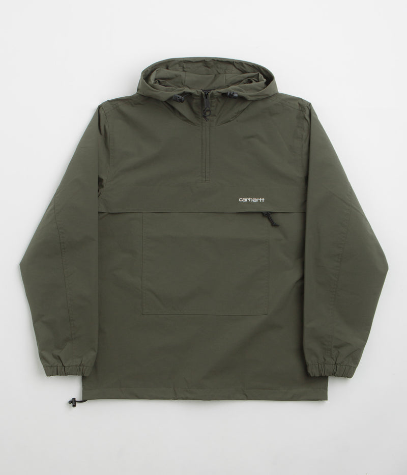 Carhartt Summer Windbreaker Pullover Jacket in Turtle and White