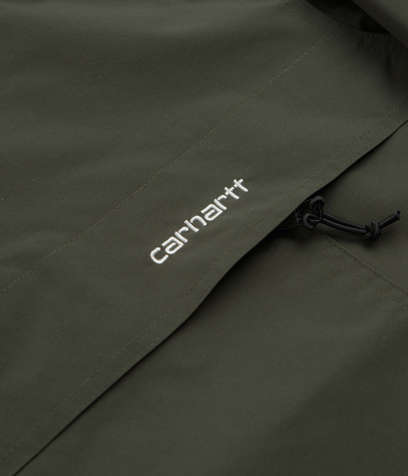 Carhartt Summer Windbreaker Pullover Jacket in Turtle and White