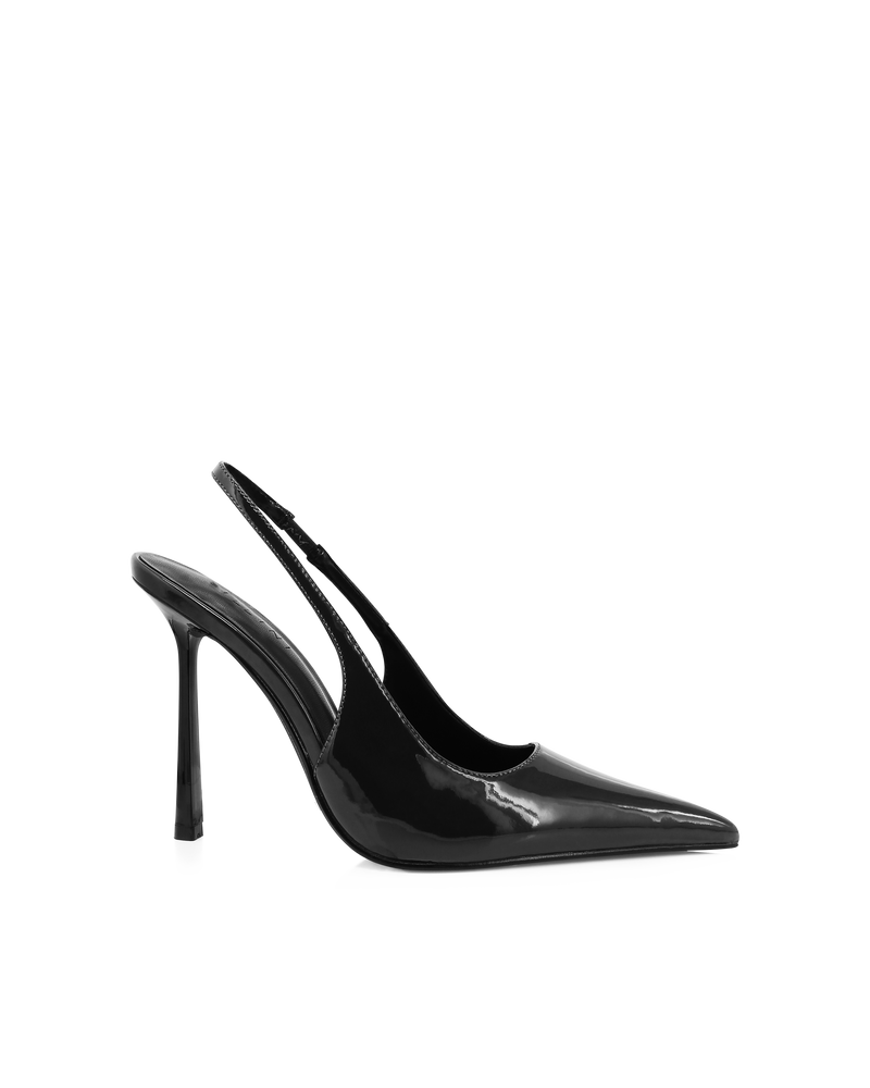 CARSIE - BLACK PATENT-PUMPS-Billini-Billini