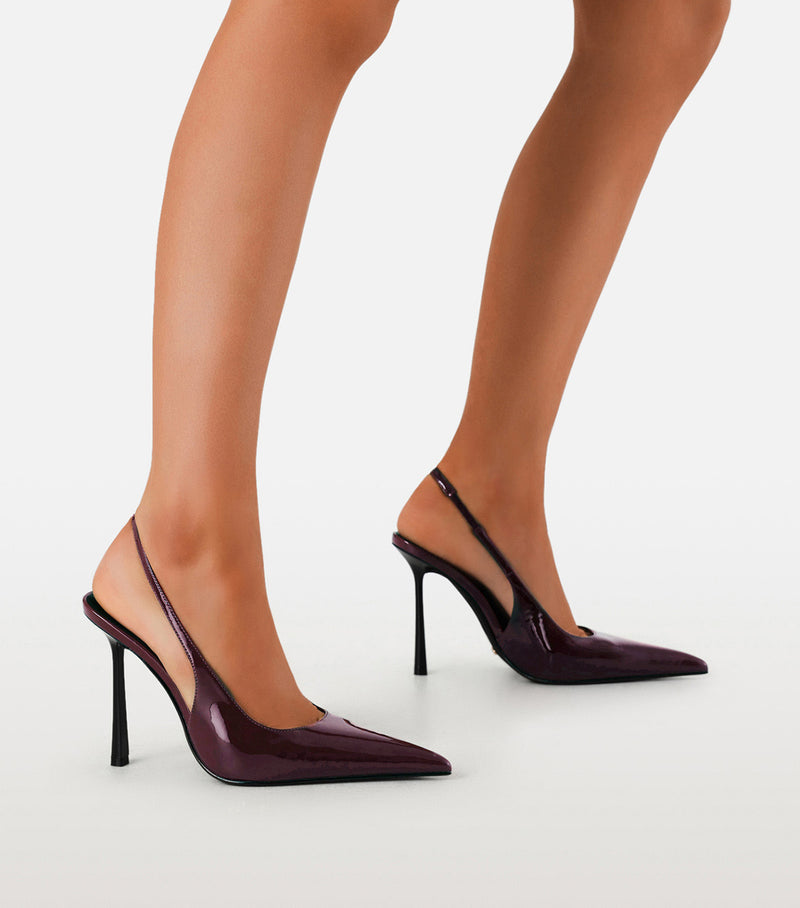 CARSIE - DARK CHERRY PATENT-PUMPS-Billini-Billini