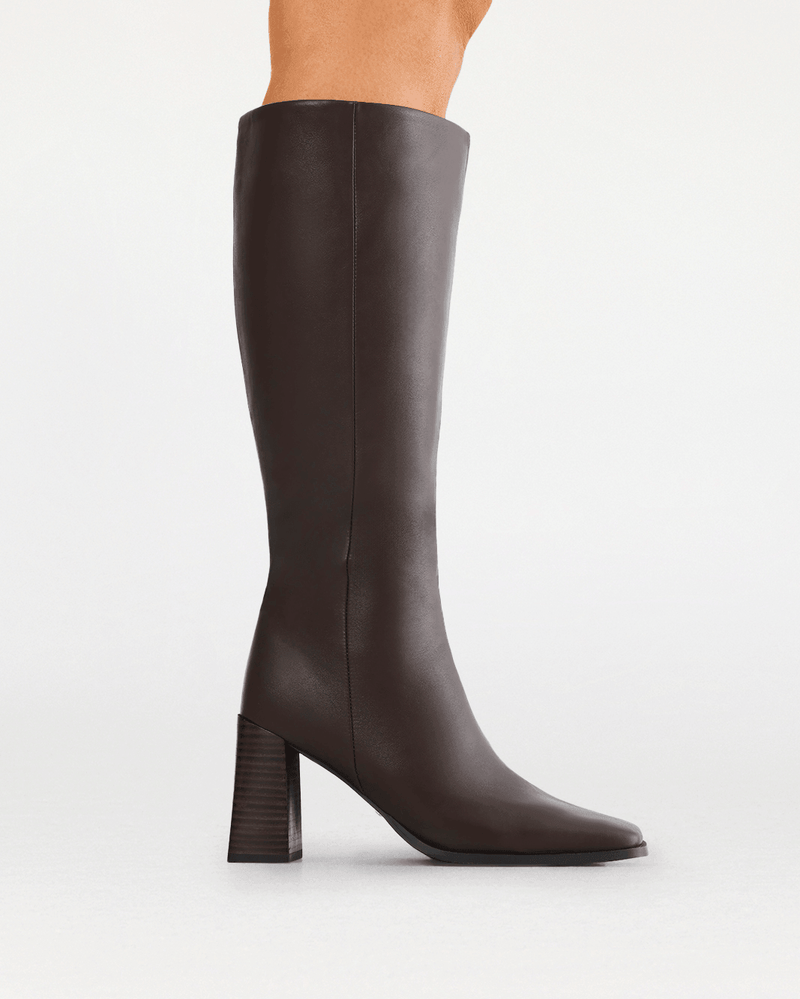 CASTON CURVE - CHOCOLATE-Boots-Billini-Billini