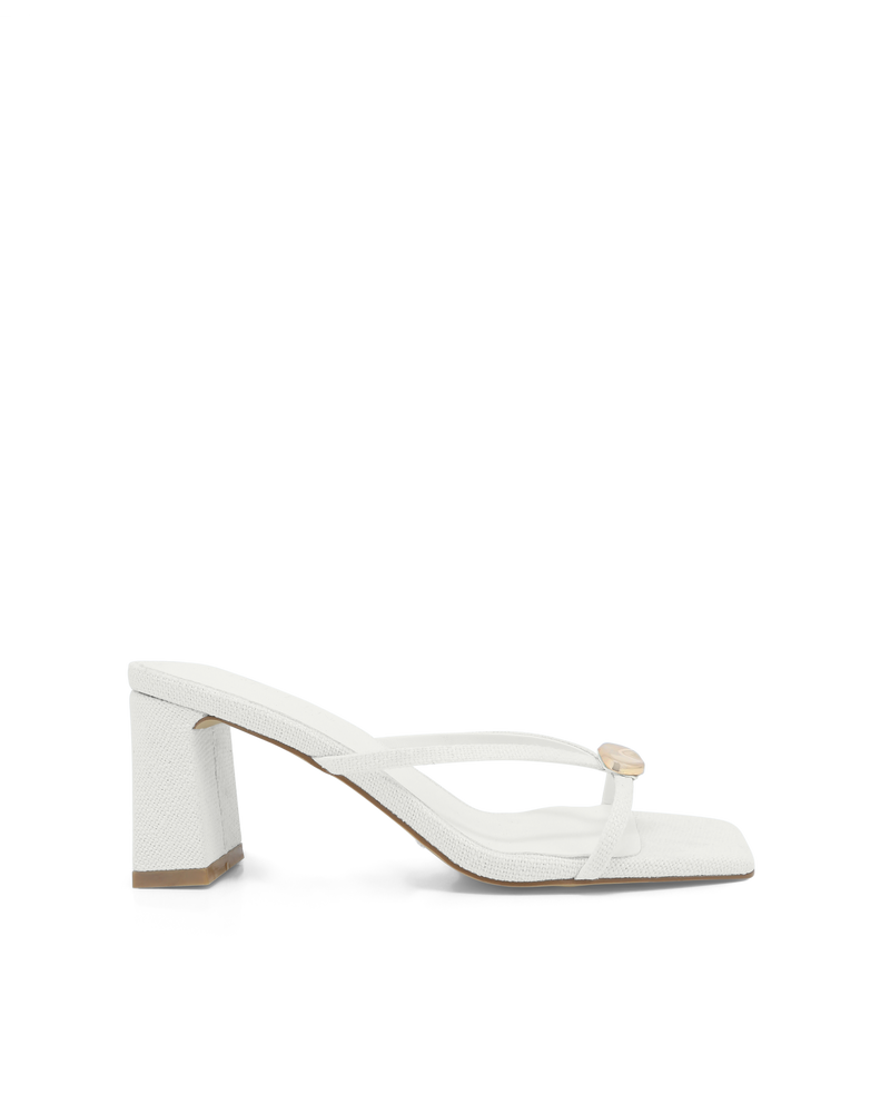 CELESTE - CREAM LINEN-Heels-Billini-Billini