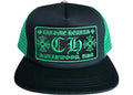 Chrome Hearts CH Hollywood Trucker Hat Black/Green
