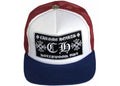 Chrome Hearts CH Hollywood Trucker Hat Red/White/Blue