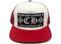 Chrome Hearts CH Hollywood Trucker Hat Red/White