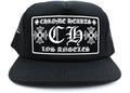 Chrome Hearts CH Los Angeles Trucker Hat Black/Black