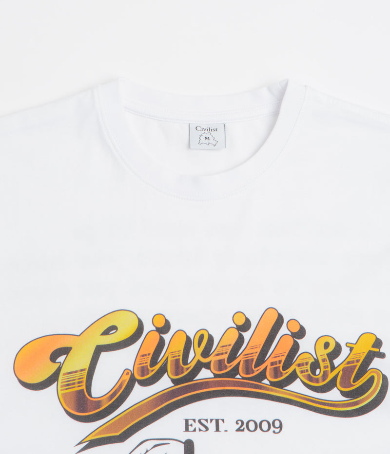 Civilist Cheers T-Shirt in White