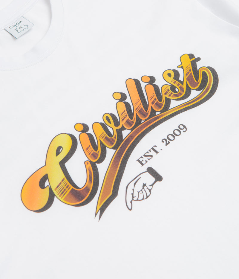 Civilist Cheers T-Shirt in White
