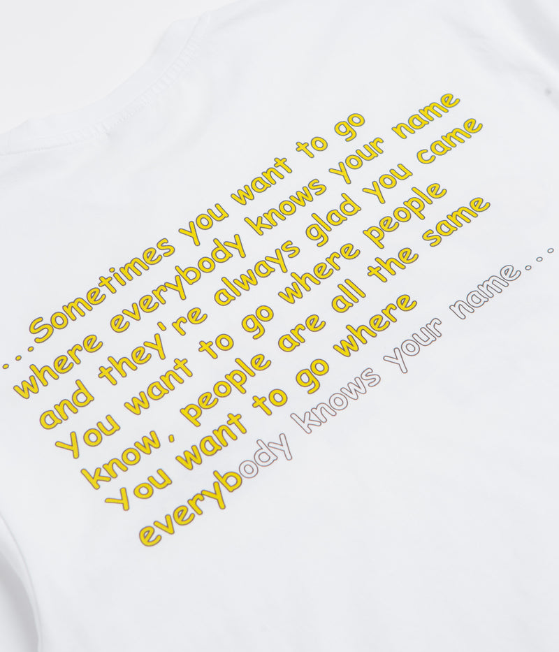 Civilist Cheers T-Shirt in White