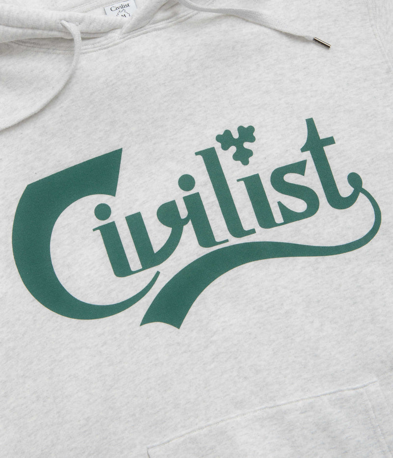 Civilist Karls Berg Hoodie in Light Heather Grey
