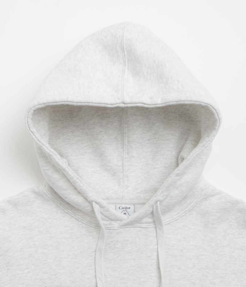 Civilist Karls Berg Hoodie in Light Heather Grey