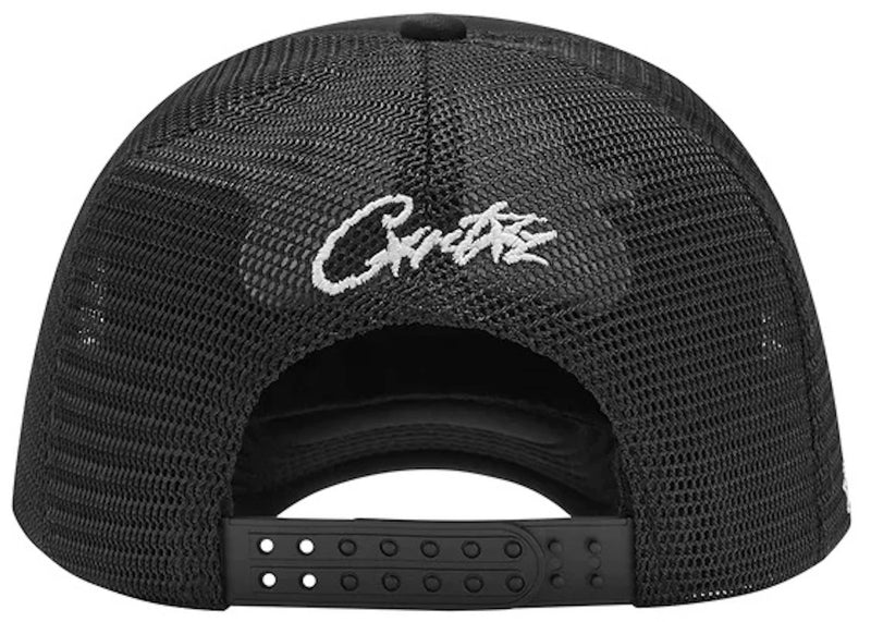 Corteiz 5 Starz Alcatraz Trucker Black
