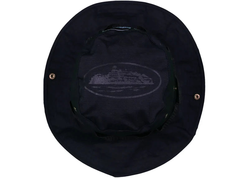 Corteiz Alcatraz Bucket Hat Triple Black