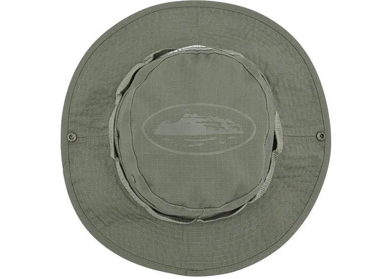 Corteiz Guerillaz Bucket Hat Tonal Khaki