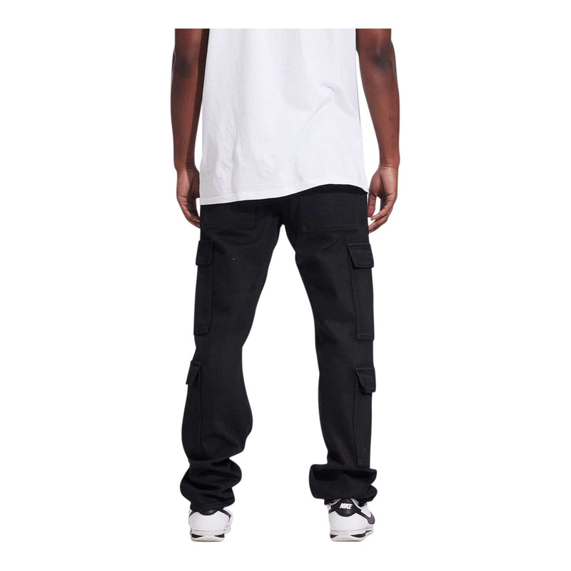 CRYSP DENIM Scott Cargo Denim Jet Black