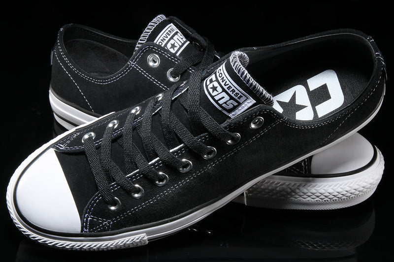 Converse CTAS Pro Ox Suede Black / White