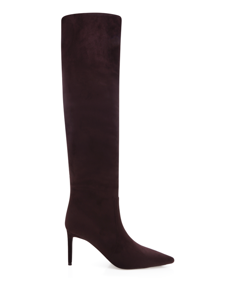 DAYSHA - DARK CHOCOLATE SUEDE-Boots-Billini-Billini