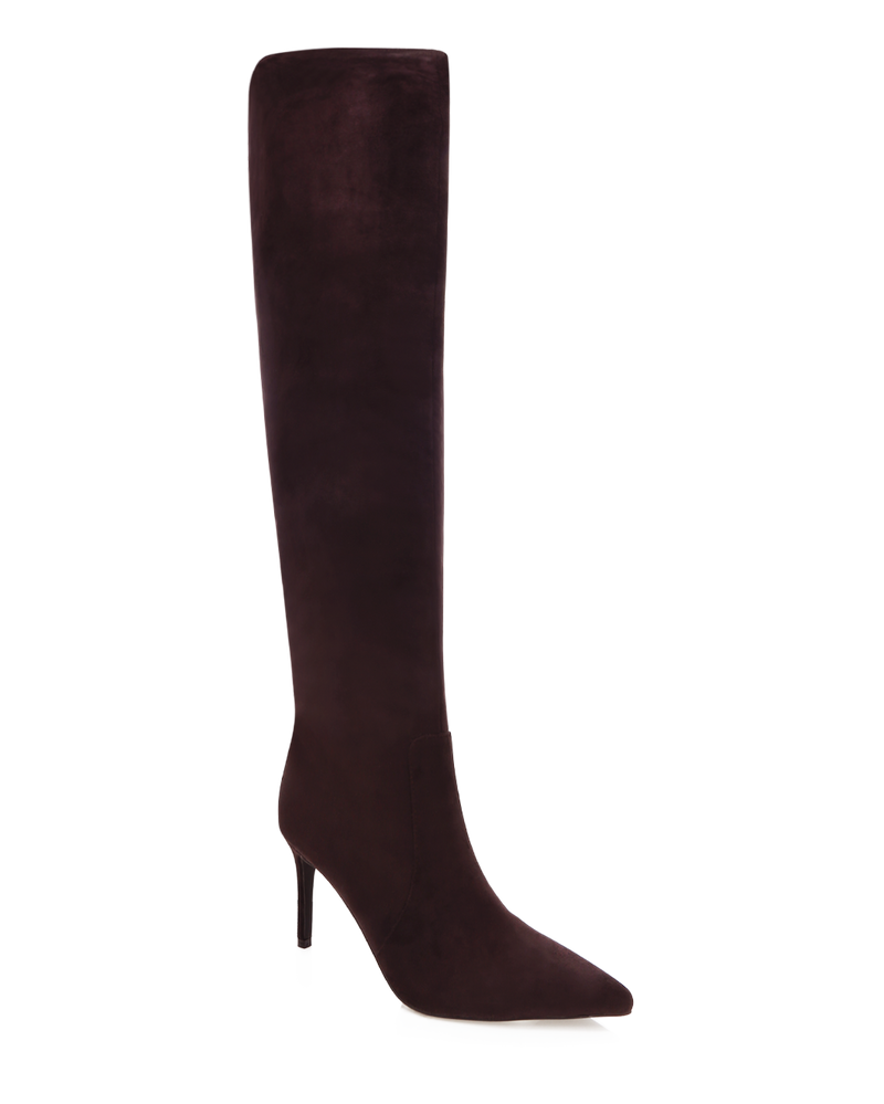 DAYSHA - DARK CHOCOLATE SUEDE-Boots-Billini-Billini