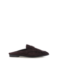 DEVON - DARK CHOCOLATE SUEDE-Flats-Billini-Billini