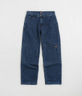 Dickies Double Knee Jeans in Stonewashed Indigo Blue