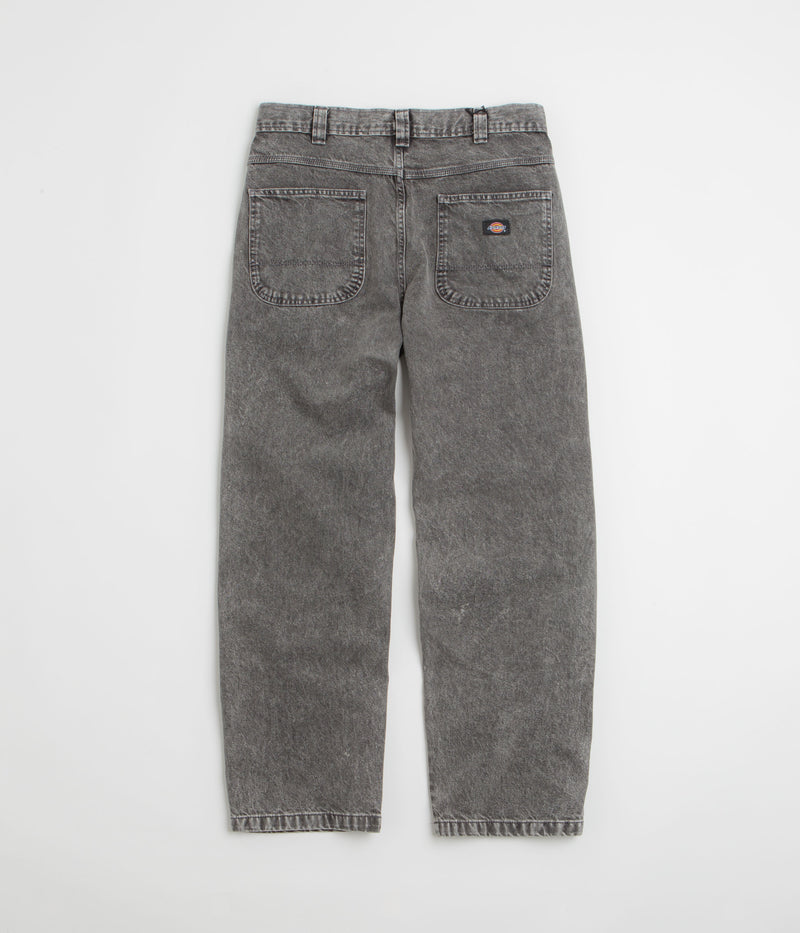 Dickies Madison Double Knee Jeans in Light Grey Wash