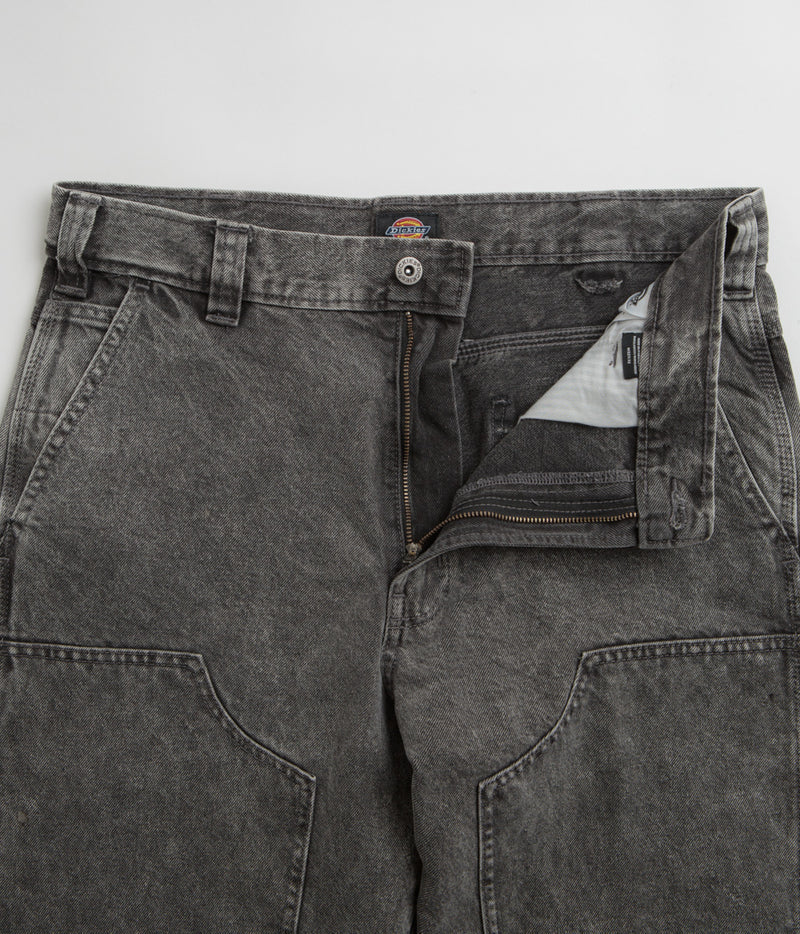 Dickies Madison Double Knee Jeans in Light Grey Wash