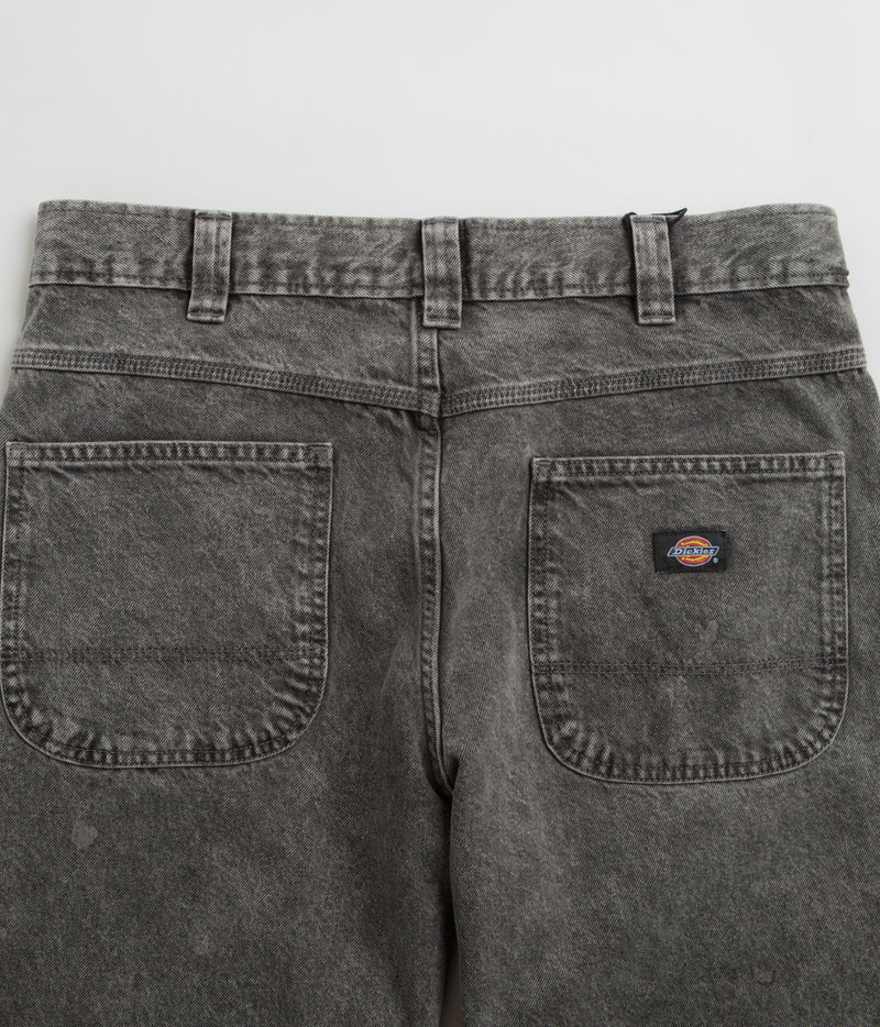Dickies Madison Double Knee Jeans in Light Grey Wash