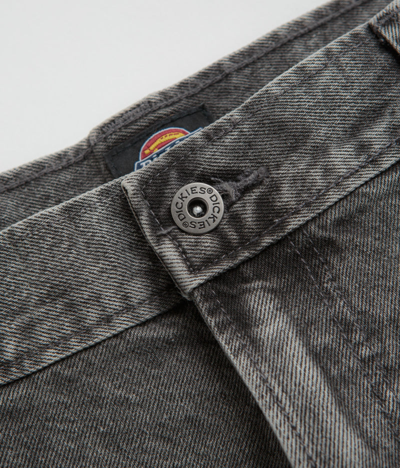 Dickies Madison Double Knee Jeans in Light Grey Wash
