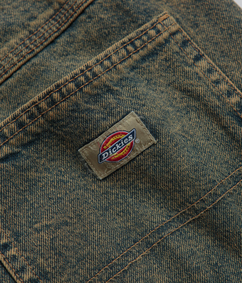 Dickies Madison Jeans in Yellow Fade Indigo