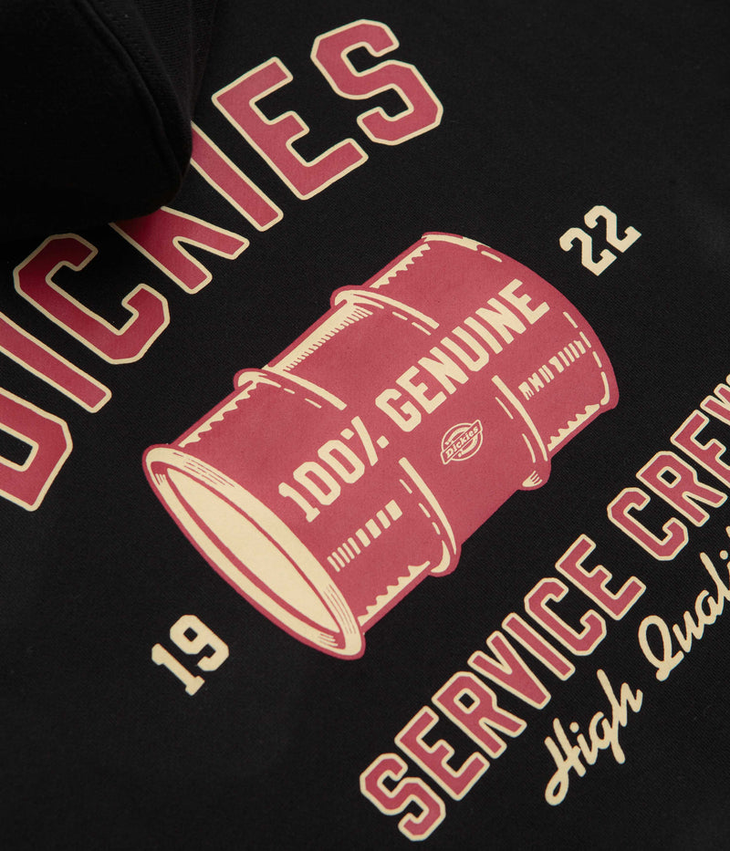 Dickies Service Crew Hoodie in Black