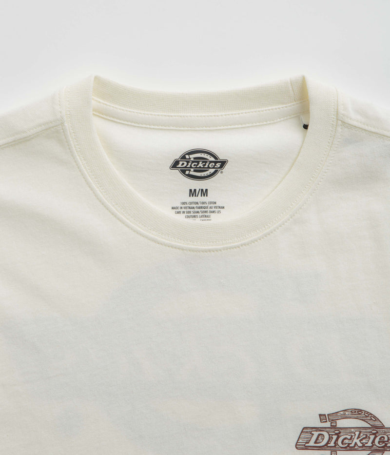 Dickies Wood Logo T-Shirt in Egret