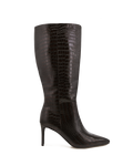 DILAN EXTENDED CURVE - DARK CACAO CROC-Boots-Billini-Billini
