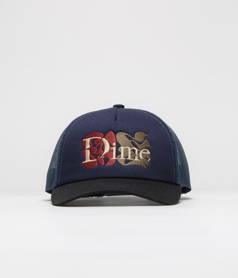 Dime Classic Duo Trucker Cap in Navy