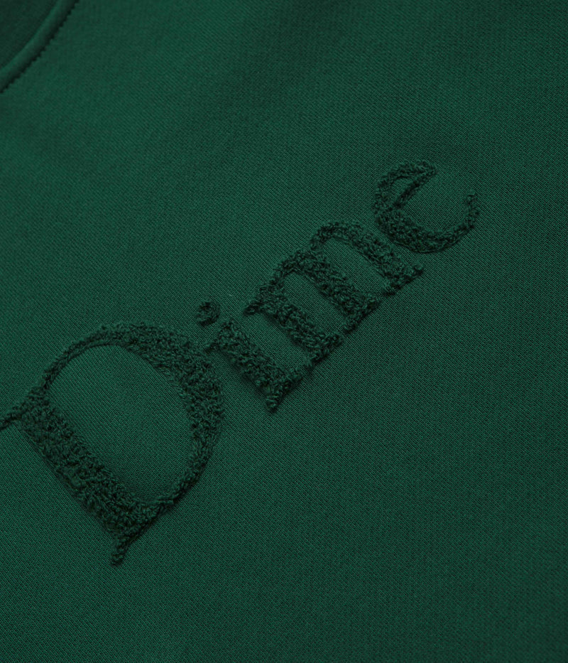 Dime Classic Logo Crewneck Sweatshirt in Rainforest