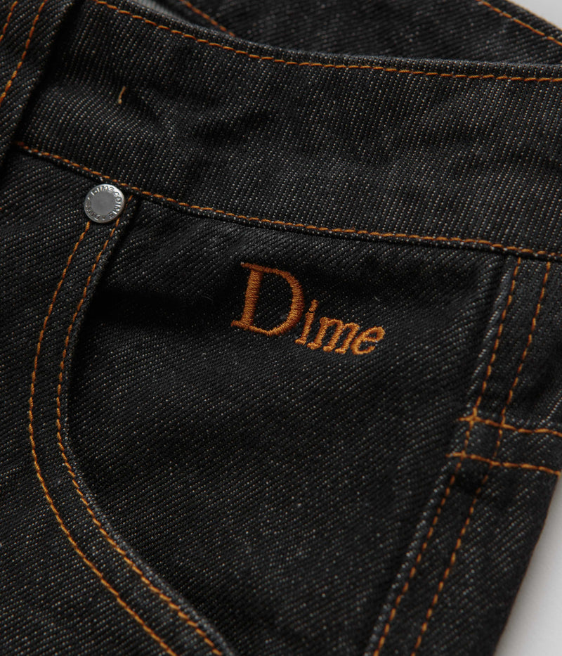 Dime Classic Relaxed Jeans in Black Washed