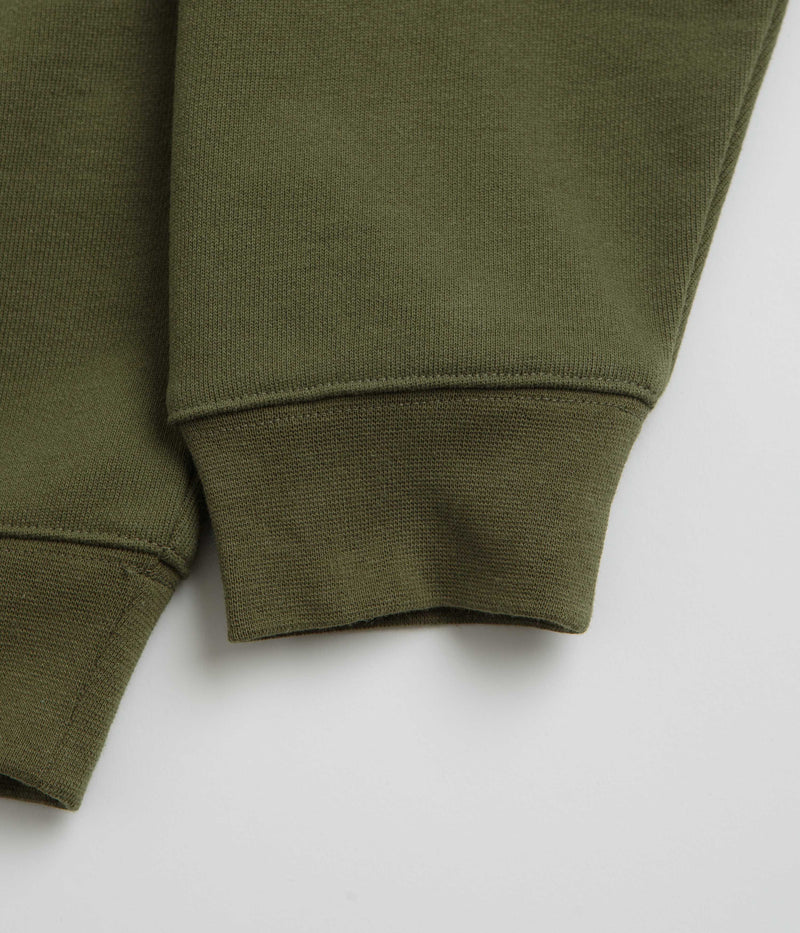Dime Classic Small Logo Crewneck Sweatshirt in Dark Olive