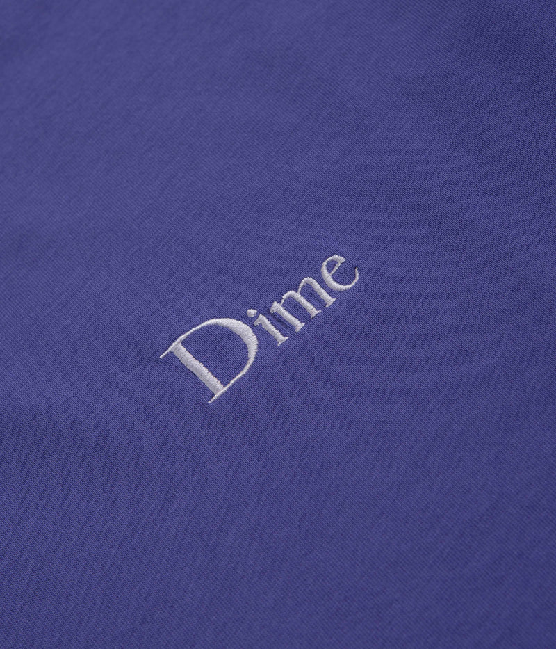 Dime Classic Small Logo T-Shirt in Indigo