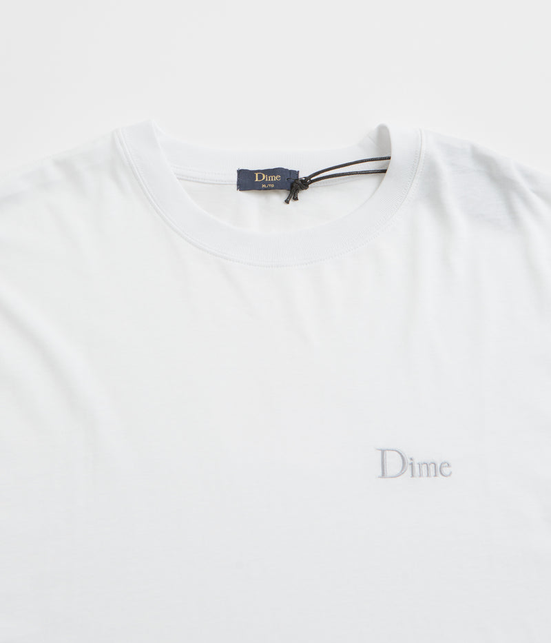 Dime Classic Small Logo T-Shirt in White