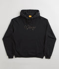 Dime Cursive French Terry Hoodie in Black