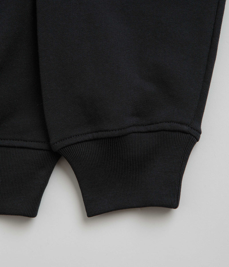 Dime Cursive French Terry Hoodie in Black