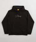 Dime Icy Cursive Hoodie in Black