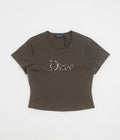 Dime Womens Classic Dalmatians T-Shirt in Vintage Black
