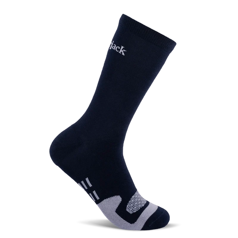 Amberjack Dress Socks in Cobalt Lateral View