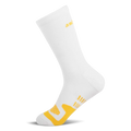 Amberjack Dress Socks in Ivory Medial View